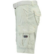 Bermuda De Hombre Pionec Blanco