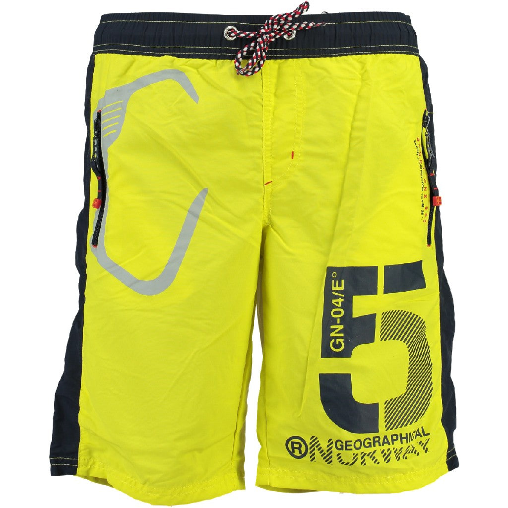 Bañador De Hombre Qraviara Amarillo Fluor