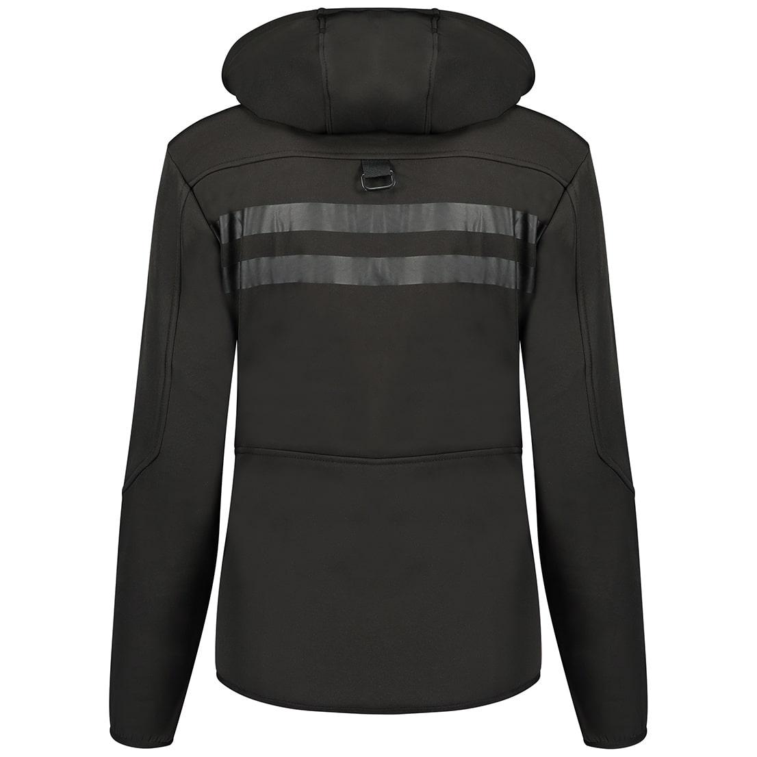 Chaqueta Softshell De Mujer Reine Negro / Llamativo Rosa