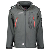Chaqueta Softshell De Hombre Techneak Gris Oscuro