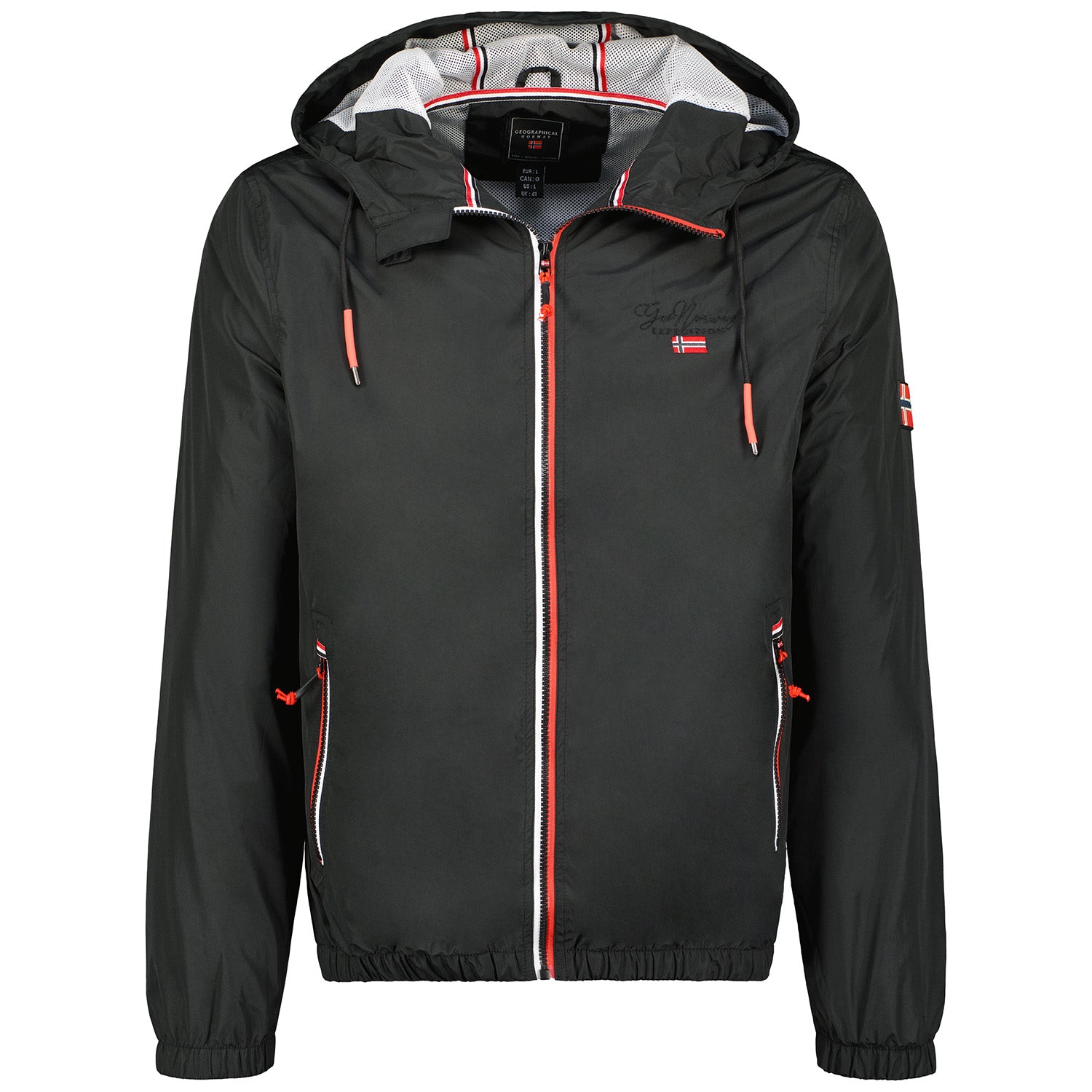 Chaqueta negra Bolby de hombre Geographical Norway