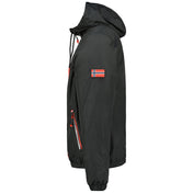 Chaqueta negra de hombre Bolby lateral
