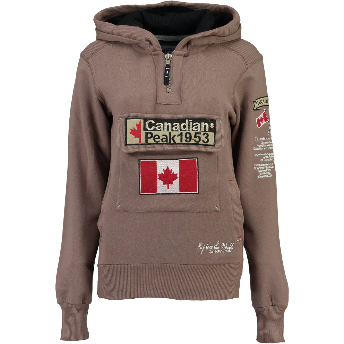 Sudadera Gyrelle de mujer de frente Canadian Peak